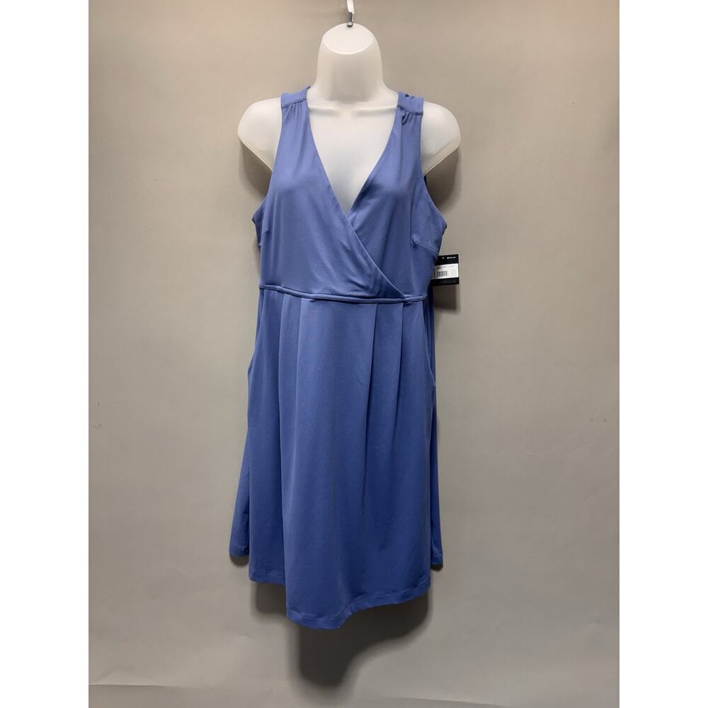 Eddie Bauer Lavender Blue Sleeveless Midi Dress